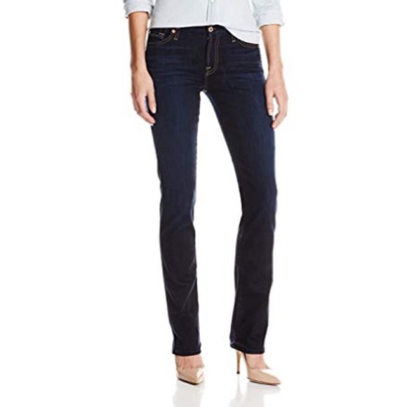 7 For All Mankind Denim - 7 For All Mankind Skinny Straight Leg Jeans